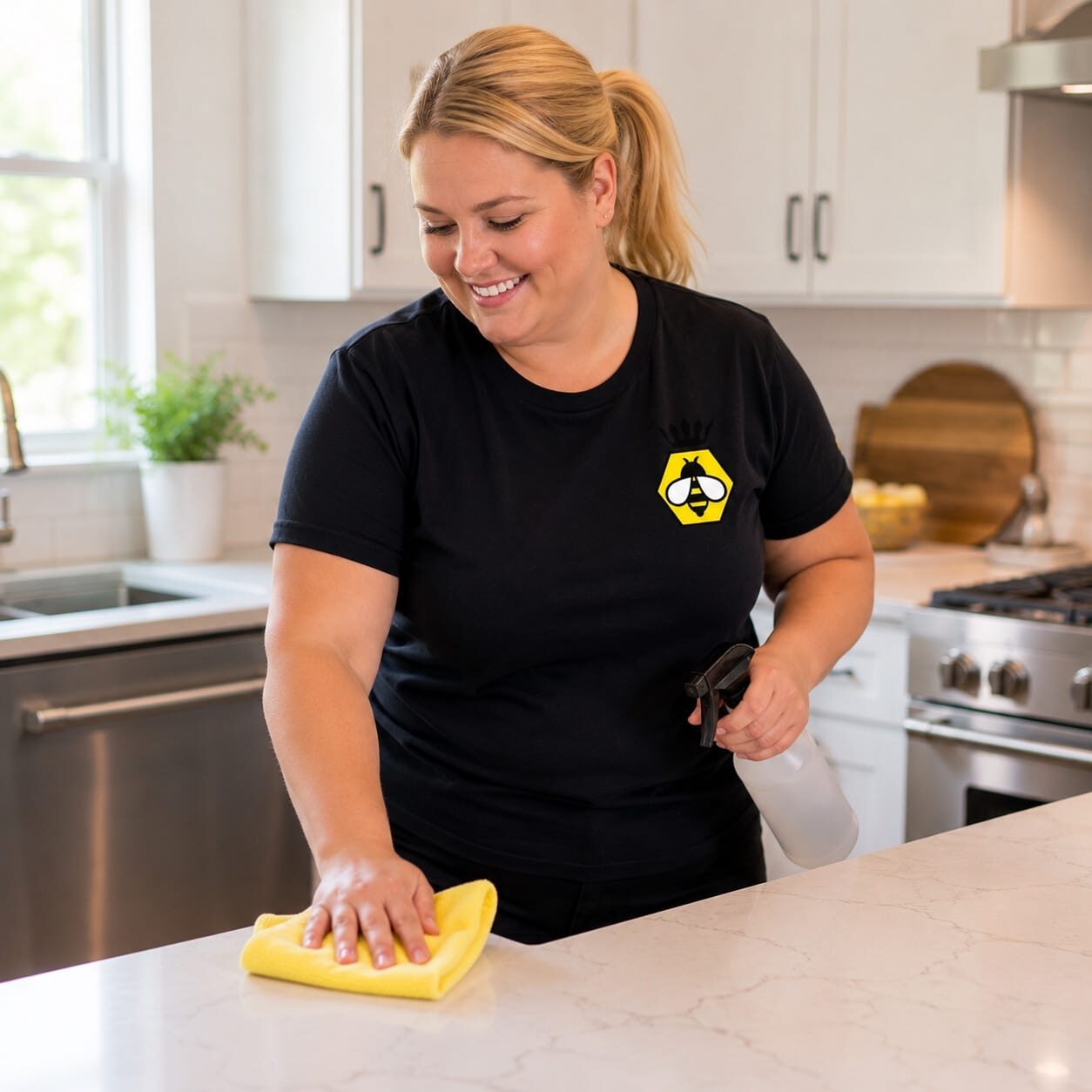 professional queen bee cleaning maid